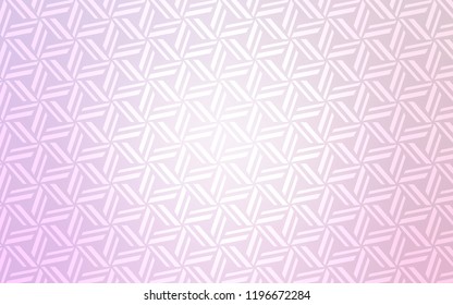 Light Purple vector template with crystals, triangles. Abstract gradient illustration with triangles. Pattern for busines ad, booklets, leaflets