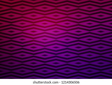 Light Purple vector template with crystals, triangles. Decorative design in abstract style with triangles. Pattern can be used for websites.