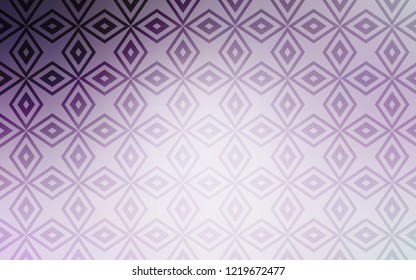 Light Purple vector template with crystals, rectangles. Glitter abstract illustration with rectangular shapes. Modern template for your landing page.