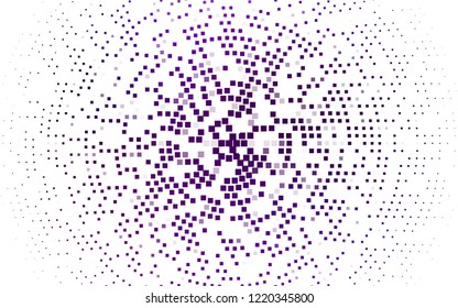 Light Purple vector template with crystals, rectangles. Glitter abstract illustration with rectangular shapes. Smart design for your business advert.