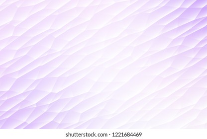 Light Purple vector template with crystals, triangles. Triangles on abstract background with colorful gradient. Pattern can be used for websites.