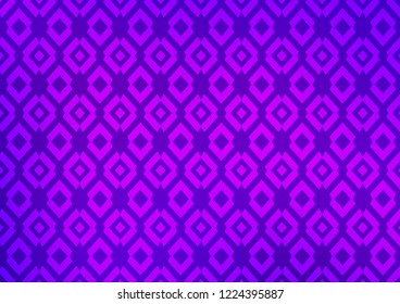 Light Purple vector template with crystals, rectangles. Rectangles on abstract background with colorful gradient. The template can be used as a background.