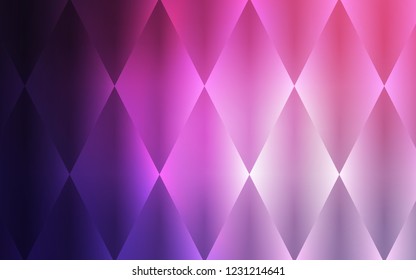 Light Purple vector template with crystals, rectangles. Beautiful illustration with rectangles and squares. Pattern for commercials.