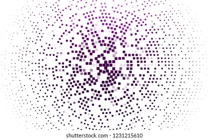 Light Purple vector template with crystals, rectangles. Decorative design in abstract style with rectangles. Pattern can be used for websites.