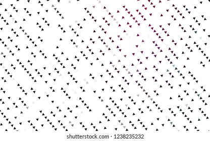 Light Purple vector template with crystals, triangles. Modern abstract illustration with colorful triangles. Pattern can be used for websites.