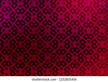 Light Purple vector template with crystals, rectangles. Decorative design in abstract style with rectangles. Best design for your ad, poster, banner.