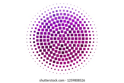 Light Purple vector template with crystals, rectangles. Glitter abstract illustration with rectangular shapes. Pattern can be used for websites.
