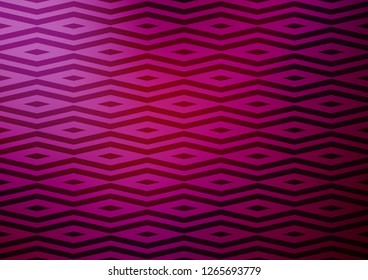 Light Purple vector template with crystals, triangles. Triangles on abstract background with colorful gradient. Best design for your ad, poster, banner.