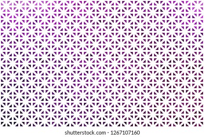 Light Purple vector template with crystals, triangles. Triangles on abstract background with colorful gradient. Best design for your ad, poster, banner.