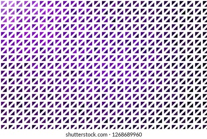 Light Purple vector template with crystals, triangles. Triangles on abstract background with colorful gradient. Pattern can be used for websites.