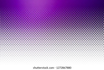 Light Purple vector template with crystals, rectangles. Glitter abstract illustration with rectangular shapes. Modern template for your landing page.