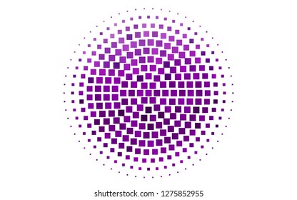 Light Purple vector template with crystals, rectangles. Glitter abstract illustration with rectangular shapes. Pattern for commercials.