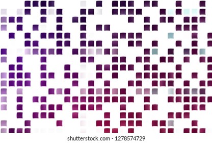 Light Purple vector template with crystals, rectangles. Rectangles on abstract background with colorful gradient. Smart design for your business advert.