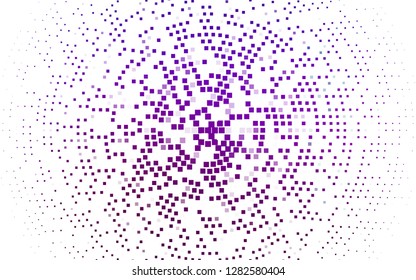 Light Purple vector template with crystals, rectangles. Glitter abstract illustration with rectangular shapes. Modern template for your landing page.
