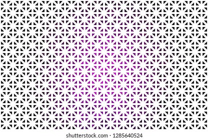 Light Purple vector template with crystals, triangles. Beautiful illustration with triangles in nature style. Best design for your ad, poster, banner.