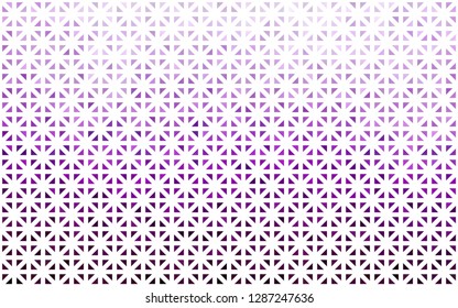 Light Purple vector template with crystals, triangles. Triangles on abstract background with colorful gradient. Modern template for your landing page.