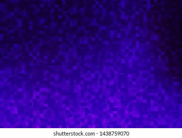 Light Purple vector template with crystals, rectangles. Glitter abstract illustration with rectangular shapes. Pattern can be used for websites.