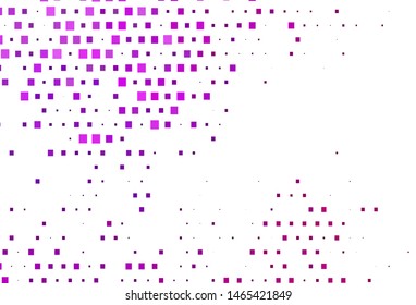 Light Purple vector template with crystals, rectangles. Glitter abstract illustration with rectangular shapes. Pattern can be used for websites.