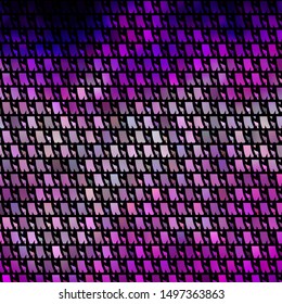 Light Purple vector template with crystals, triangles. Beautiful illustration with triangles in nature style. Pattern for commercials.