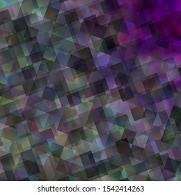 Light Purple vector template with crystals, triangles. Glitter abstract illustration with triangular shapes. Pattern for websites.
