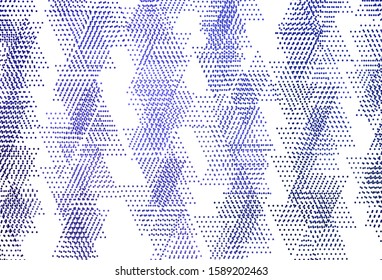 Light Purple vector template with crystals, circles. Glitter abstract illustration with spheres, triangular lines. Pattern for booklets, leaflets