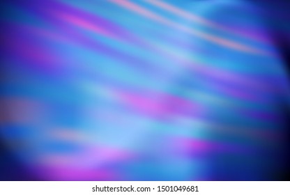 Light Purple vector template with curved lines. Geometric illustration in abstract style with gradient.  A completely new design for your business.