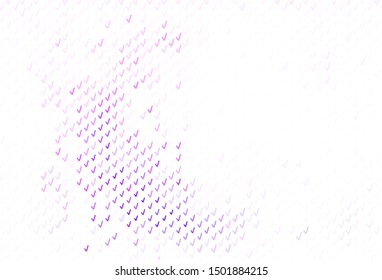 Light Purple vector template with curved lines. An elegant bright illustration with gradient. Abstract design for your web site.
