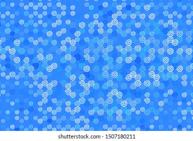 Light Purple vector template with curved lines. A circumflex abstract illustration with gradient. Pattern for your business design.