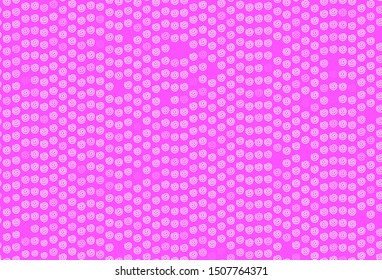 Light Purple vector template with curved lines. Modern gradient abstract illustration with bandy lines. Abstract style for your business design.