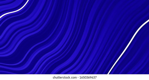 Plantilla vectorial ligera púrpura con líneas curvas. Ilustración en estilo abstracto con degradado curvado.  Plantilla para el diseño de la interfaz de usuario.