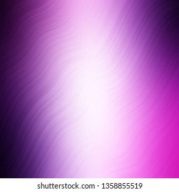 Light Purple vector template with curves. Bright illustration with gradient circular arcs. Smart design for your promotions.