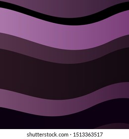 Light Purple vector template with curves. Gradient illustration in simple style with bows. Pattern for booklets, leaflets.