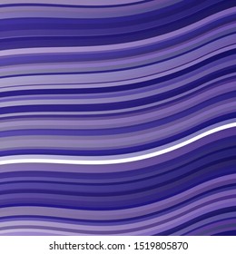 Light Purple vector template with curves. Colorful illustration with curved lines. Pattern for websites, landing pages.
