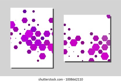 Light Purple vector template for landing pages. Booklet with textbox on colorful abstract background. New design for a poster, banner of your website.