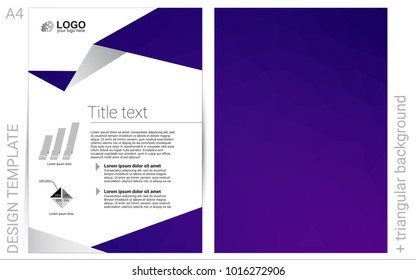 Light Purple vector  template for landing pages. Blurred decorative design in abstract style with textbox. Beautiful design for cover of notepads.