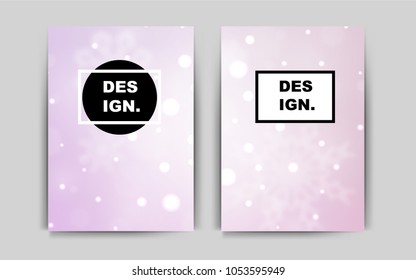 Light Purple vector template for landing pages. Abstract booklet on colored background with gradient. Pattern can be used as a template for calendars.