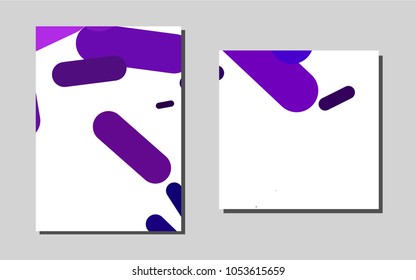 Light Purple vector template for landing pages. Web interface on abstract background with colorful gradient. Pattern for ads, leaflets, labels of your business.