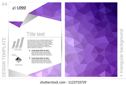 Light Purple vector  template for landing pages. Modern abstract design concept with colorful gradient. Pattern for beautiful business cards, folders.