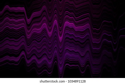 Light Purple vector template with lava shapes. Modern gradient abstract illustration with bandy lines. The best blurred design for your business.