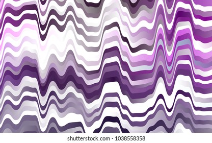 Light Purple vector template with lava shapes. An elegant bright illustration with gradient. Pattern for your business design.