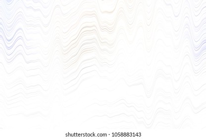 Light Purple vector template with lava shapes. A sample with blurred bubble shapes. A completely new template for your business design.