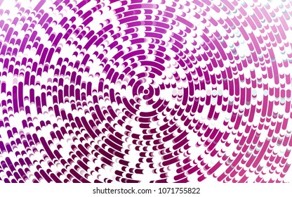 Light Purple vector template with lava shapes. An elegant bright illustration with gradient. The template for cell phone backgrounds.