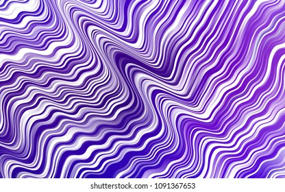 Light Purple vector template with lava shapes. A sample with blurred bubble shapes. Marble style for your business design.