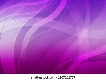 Light Purple vector template with lava shapes. Creative illustration in halftone marble style with gradient. A completely new marble design for your business.