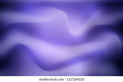 Light Purple vector template with lava shapes. Colorful illustration in abstract marble style with gradient. New composition for your brand book.