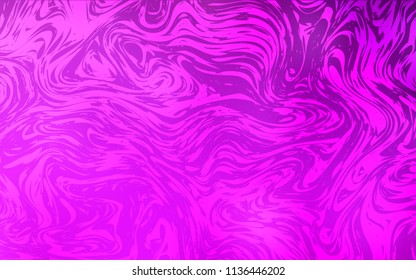 Light Purple vector template with lava shapes. A sample with blurred bubble shapes. Textured wave pattern for backgrounds.