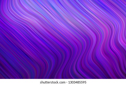 Light Purple vector template with lava shapes. Blurred geometric sample with gradient bubbles.  The template for cell phone backgrounds.