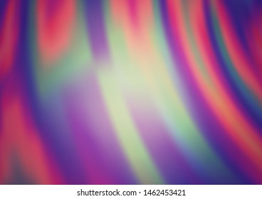 Light Purple vector template with lava shapes. Geometric illustration in marble style with gradient.  A completely new marble design for your business.