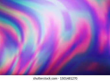 Light Purple vector template with lava shapes. Shining illustration, which consist of blurred lines, circles. A new texture for your  ad, booklets, leaflets.