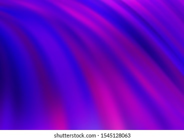 Light Purple vector template with lava shapes. Modern gradient abstract illustration with bandy lines. Textured wave pattern for backgrounds.